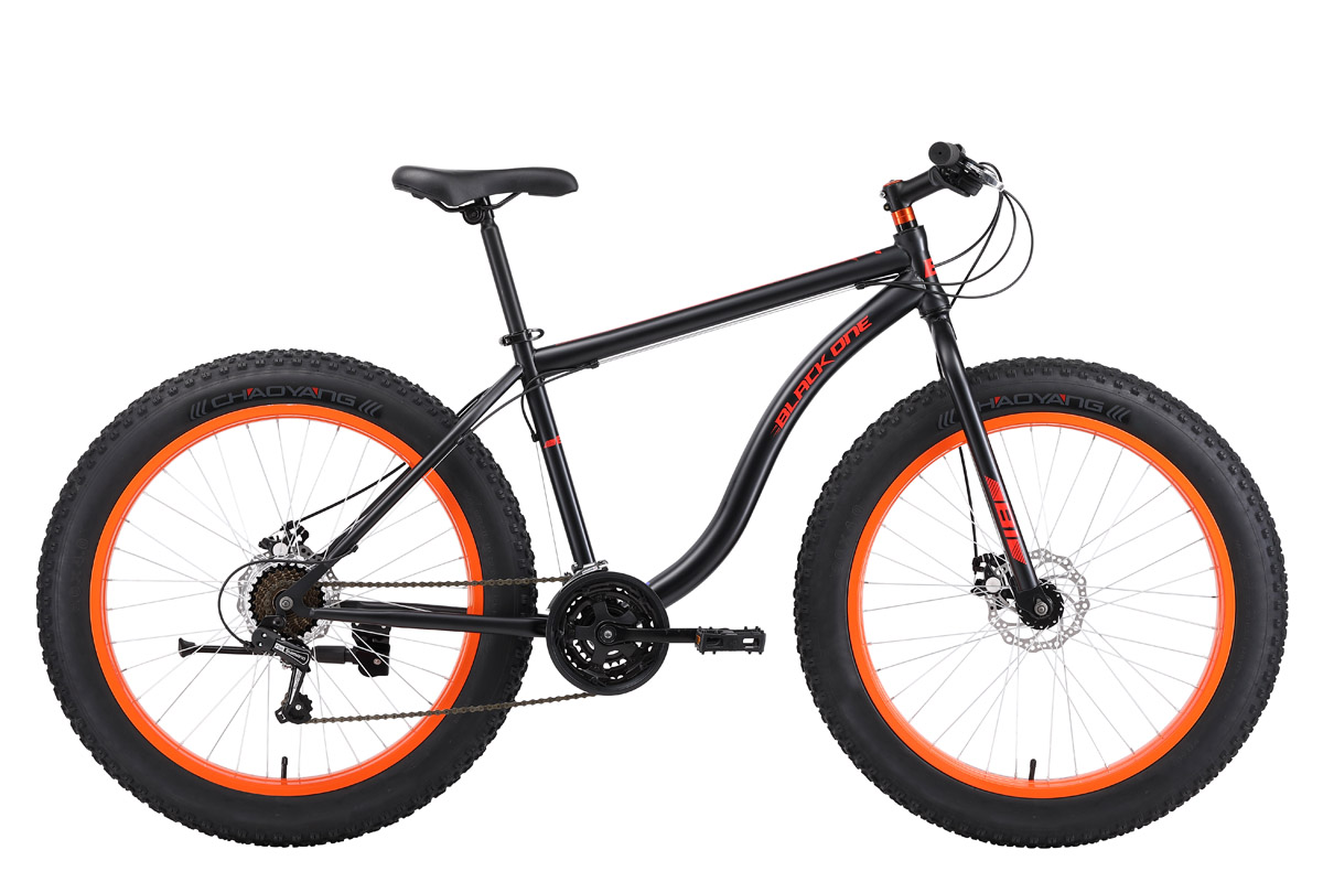 Велосипед Black One Monster 26 D (2018) чёрный/оранжевый