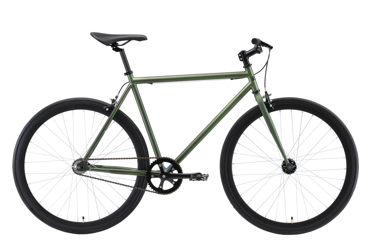 Велосипед Black One Urban 700 (2019) зелёный/чёрный