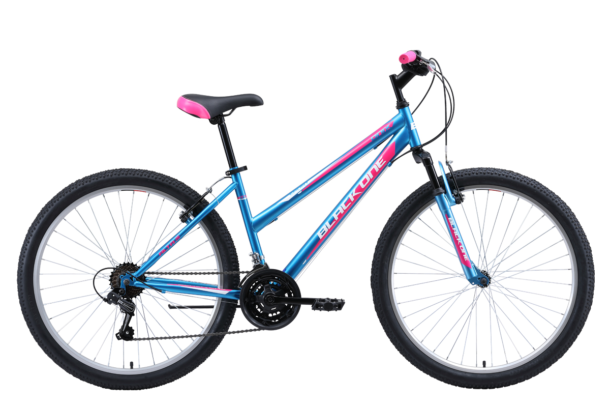 Велосипед Black One Alta 26 (2020) голубой/розовый/белый