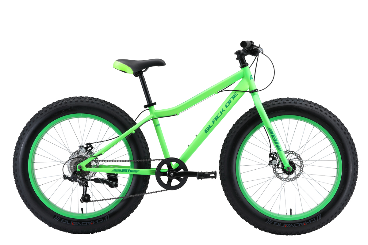 Велосипед Black One Monster 24 D (2020) неоновый/зелёный/зелёный