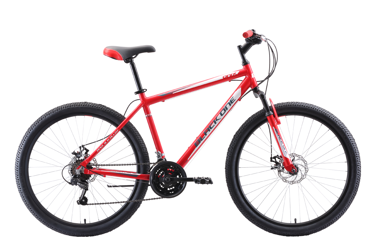 Велосипед Black One Onix 26 D Alloy (2020) красный/серый/белый