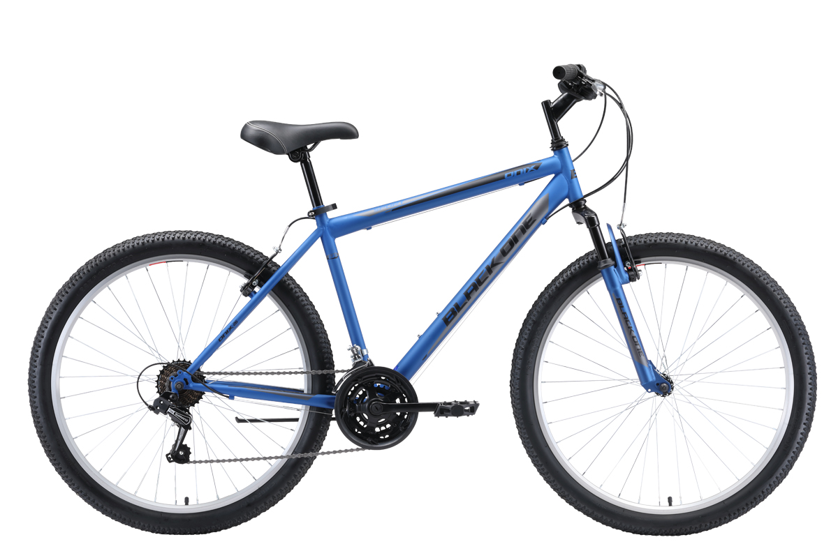 Велосипед Black One Onix 26 (2020) голубой/серый/чёрный